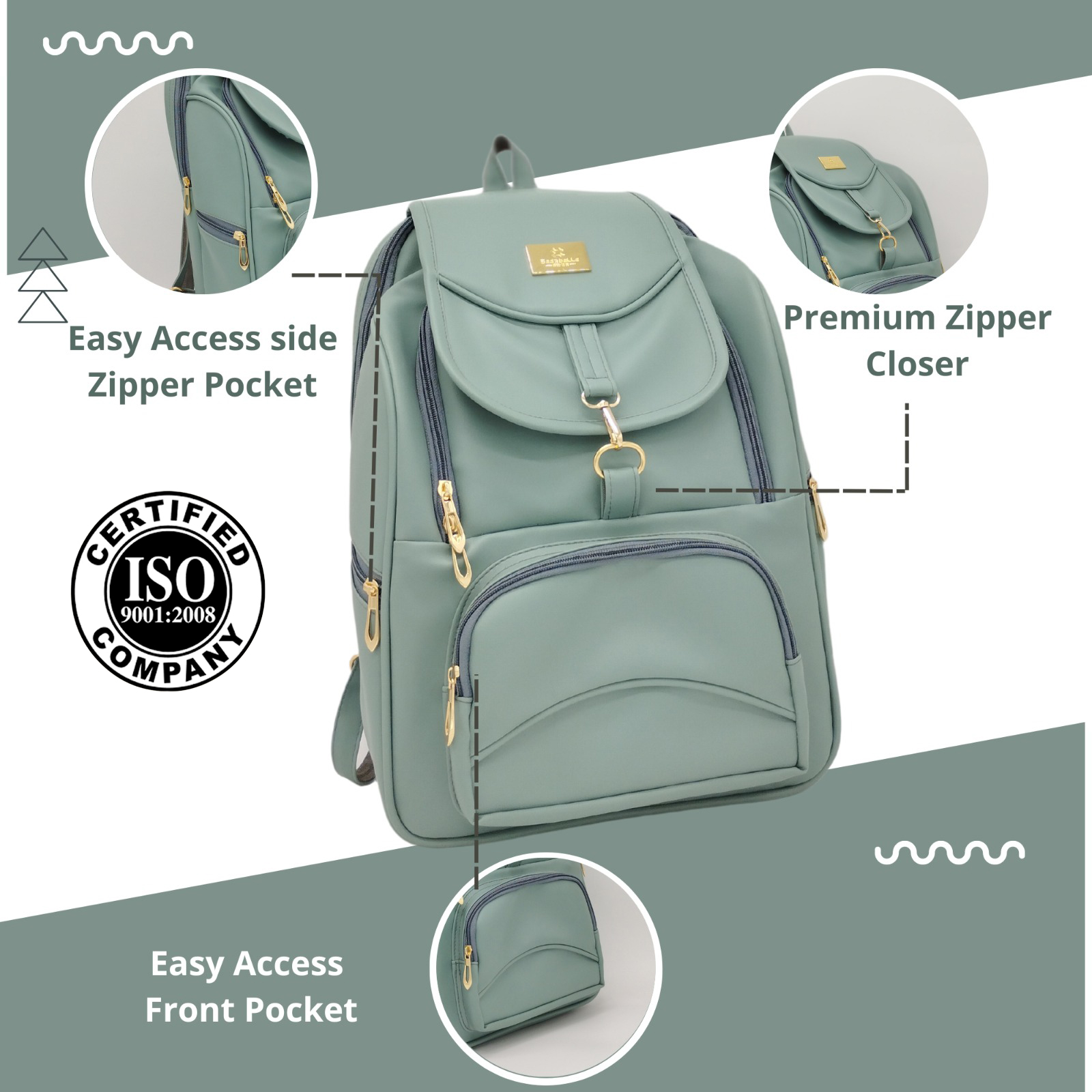 BIBO Charly 18L Women Backpack - Image 3