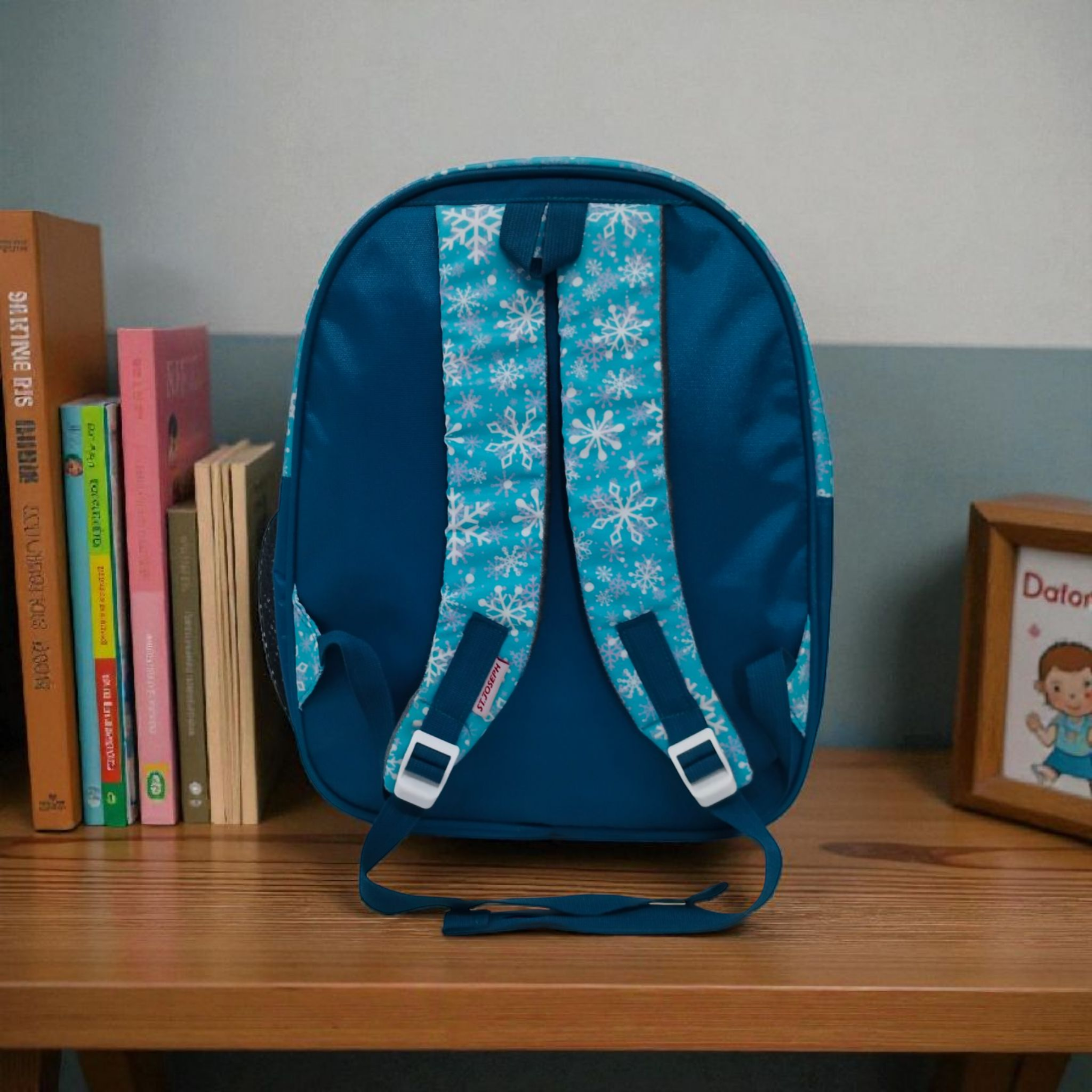 BIBO Kids Dino cartoon School Backpack bag for ukg and 1st class girls and boys Waterproof School Bag (Blue, 25 L) - Image 4