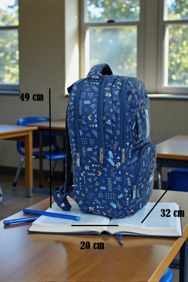 Stylish backpack print model