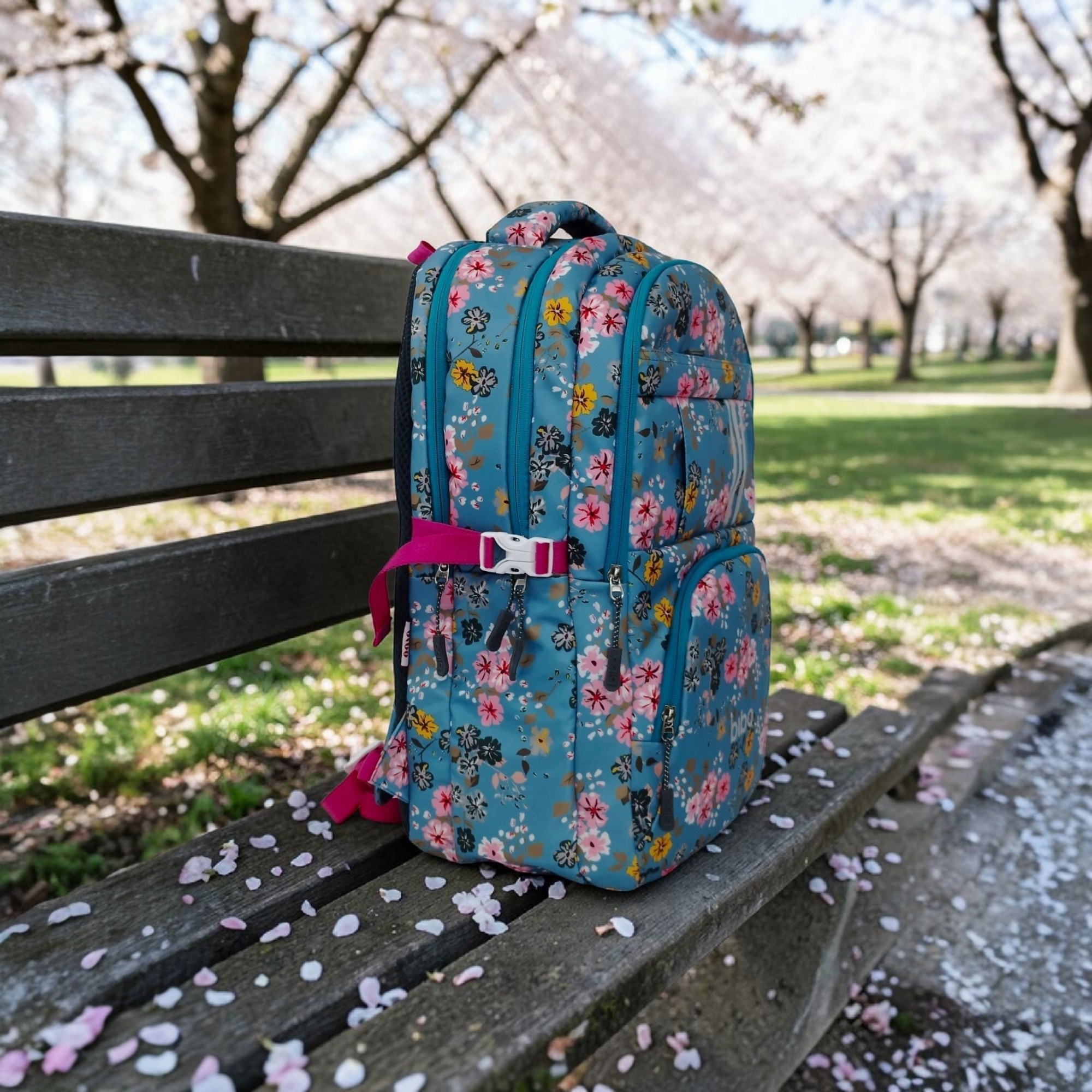 Wildcraft blue floral print - Image 2