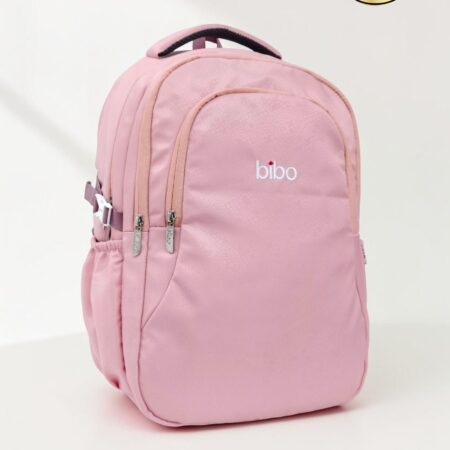 stylish self print peach school/college bag
