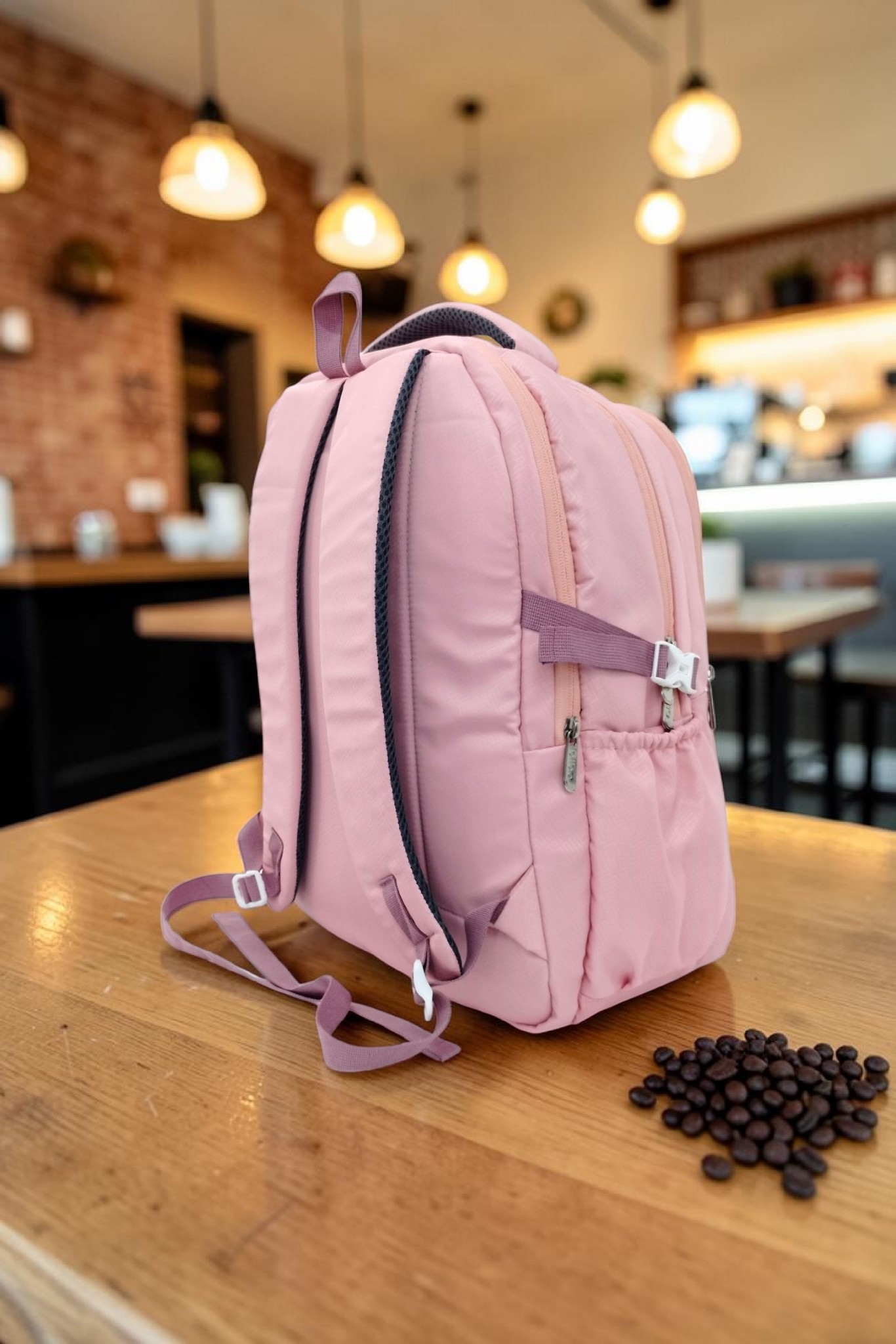 stylish self print peach school/college bag - Image 6