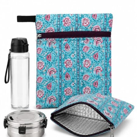 lunch pouch sky blue