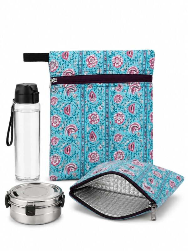 lunch pouch sky blue