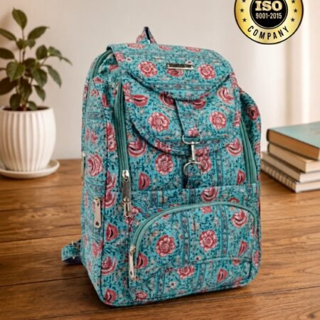 BIBO  turquoise blue backpack