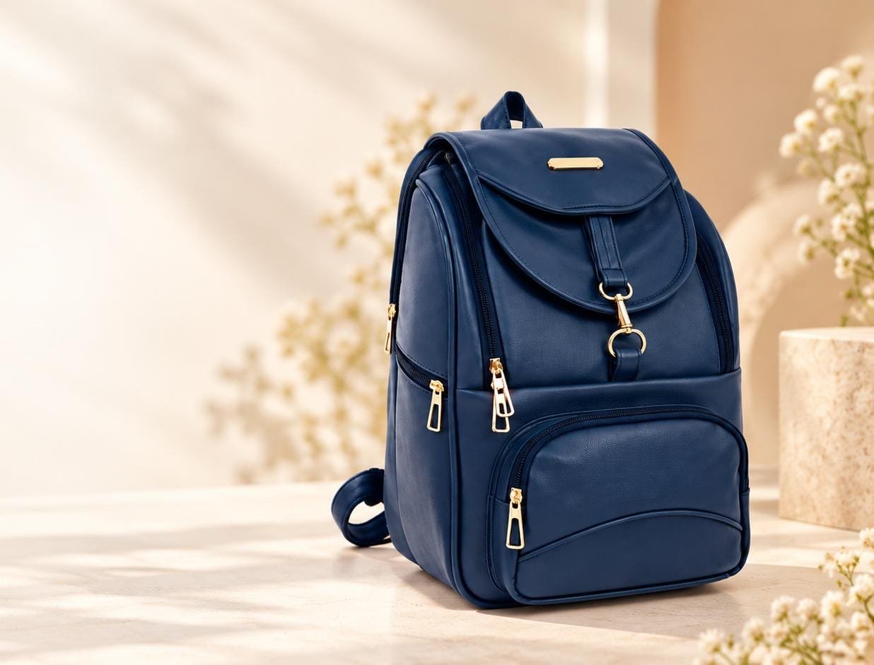 Elegant women's handbag fashion campaign